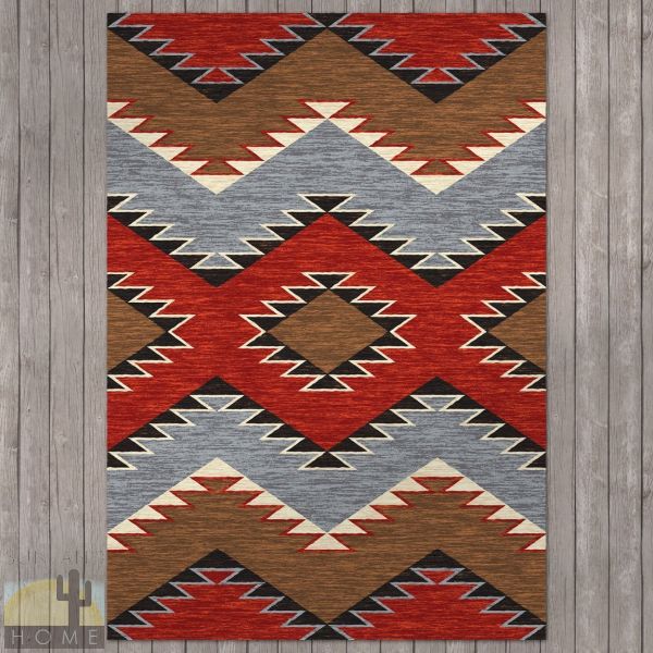 4ft x 5ft (46in x 64in) Heritage Multi Colored Area Rug number 202152