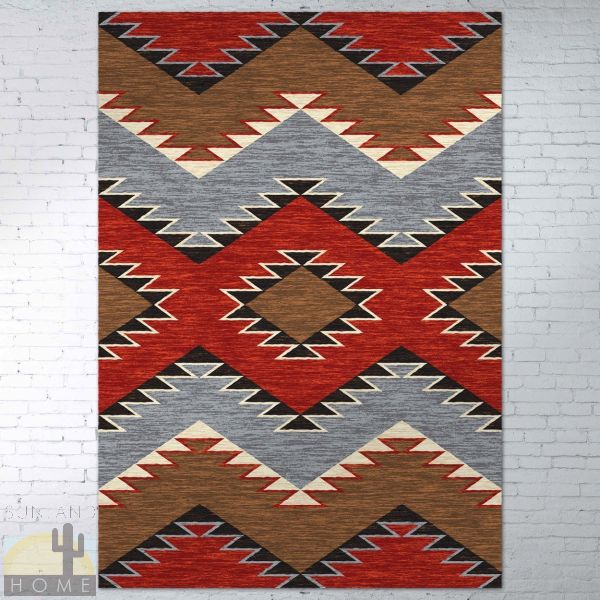 5ft x 8ft (64in x 92in) Heritage Multi Colored Area Rug number 202153