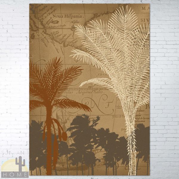 5ft x 8ft (64in x 92in) Bermuda Shade Parchment Area Rug number 202232