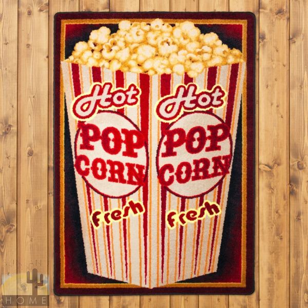4ft x 5ft (46in x 64in) Hot Popcorn Butter Area Rug number 202237