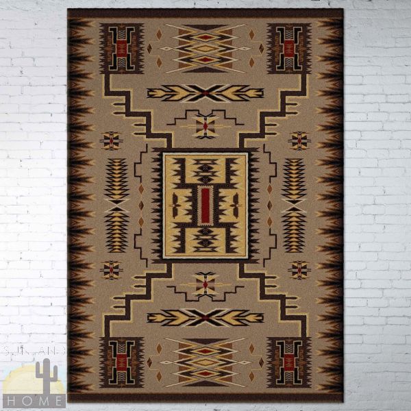 5ft x 8ft (64in x 92in) Storm Catcher Chestnut Area Rug number 202343