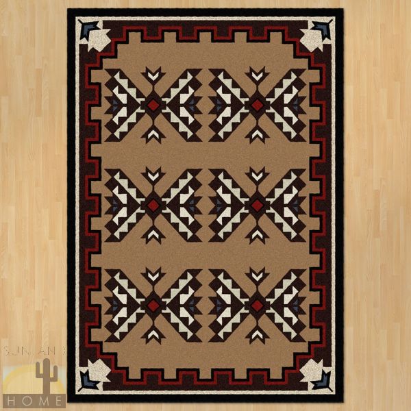 8ft x 11ft (92in x 129in) Cami Blanket Area Rug number 202444
