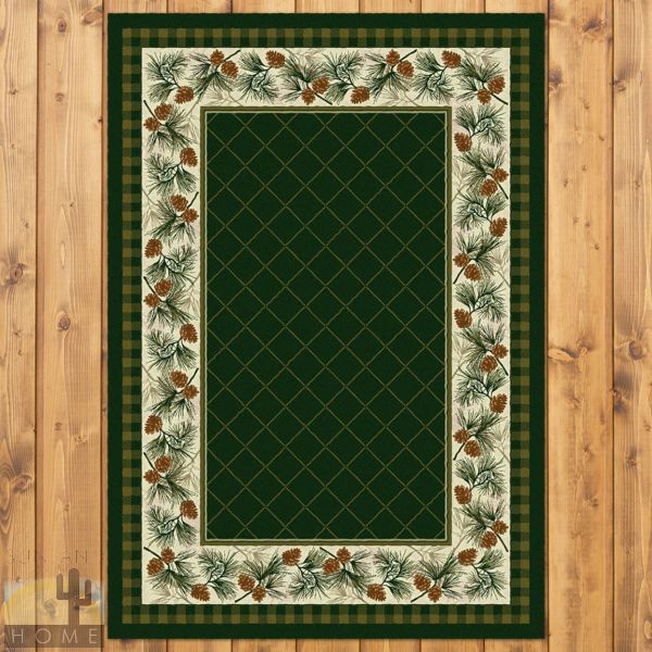 3ft x 4ft (32in x 47in) Evergreen Area Rug number 202471