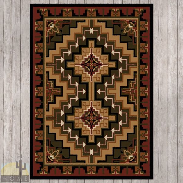 4ft x 5ft (46in x 64in) Hill Country Area Rug number 202512