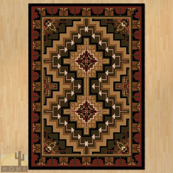 8ft x 11ft (92in x 129in) Hill Country Area Rug number 202514