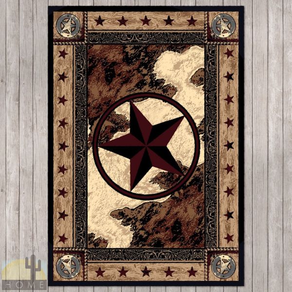 4ft x 5ft (46in x 64in) Ranger Hideout Area Rug number 202622