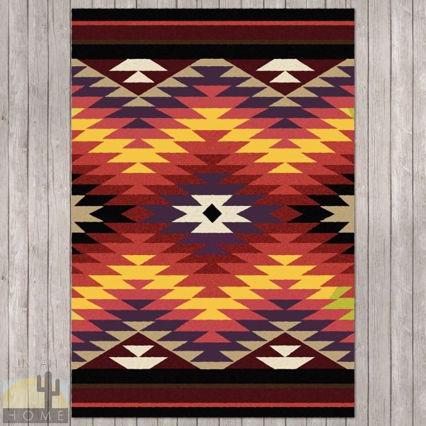 4ft x 5ft (46in x 64in) Starburst Area Rug number 202682