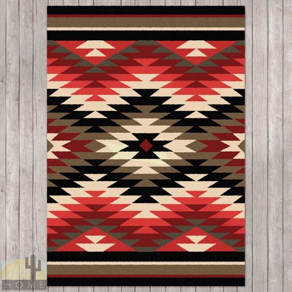 4ft x 5ft (46in x 64in) Starburst Area Rug number 202692