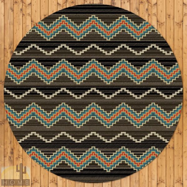 8ft Diameter (92in) Trapper Round Area Rug number 202726