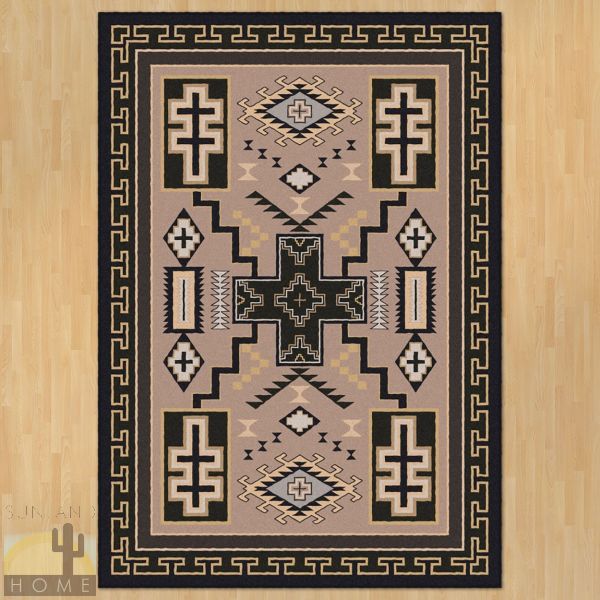8ft x 11ft (92in x 129in) Double Cross Area Rug number 202824
