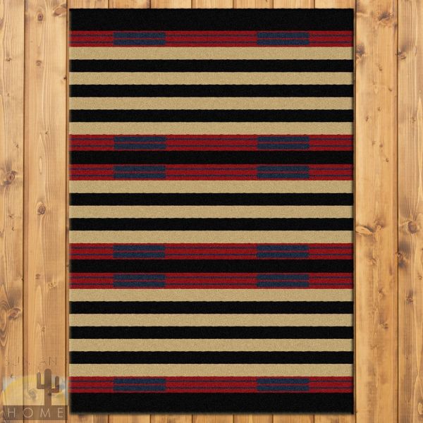 3ft x 4ft (32in x 47in) Chief Stripe Area Rug number 203001