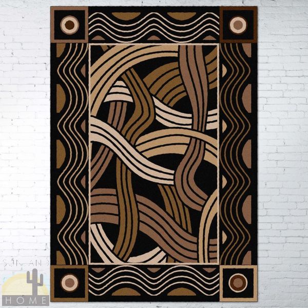 5ft x 8ft (64in x 92in) Hand Coiled Area Rug number 203053