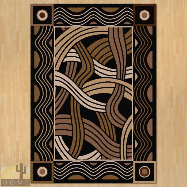 8ft x 11ft (92in x 129in) Hand Coiled Area Rug number 203054