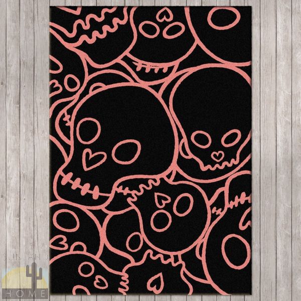 4ft x 5ft (46in x 64in) Head Banger Area Rug number 203062