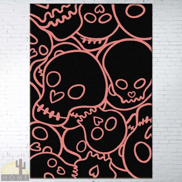 5ft x 8ft (64in x 92in) Head Banger Area Rug number 203063