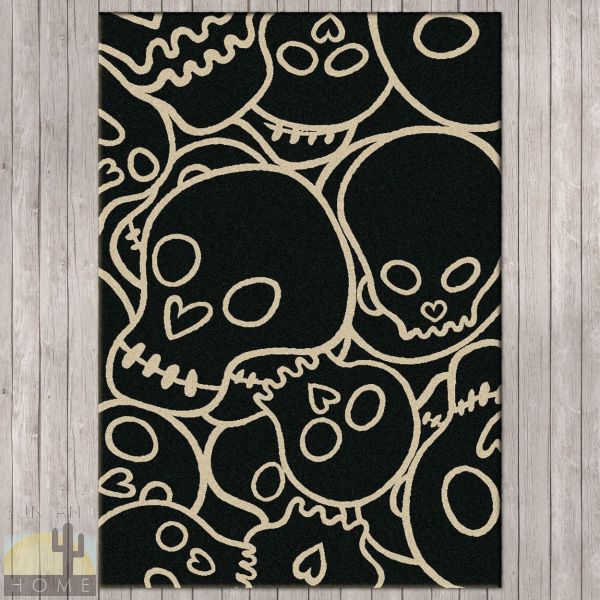 4ft x 5ft (46in x 64in) Head Banger Area Rug number 203072