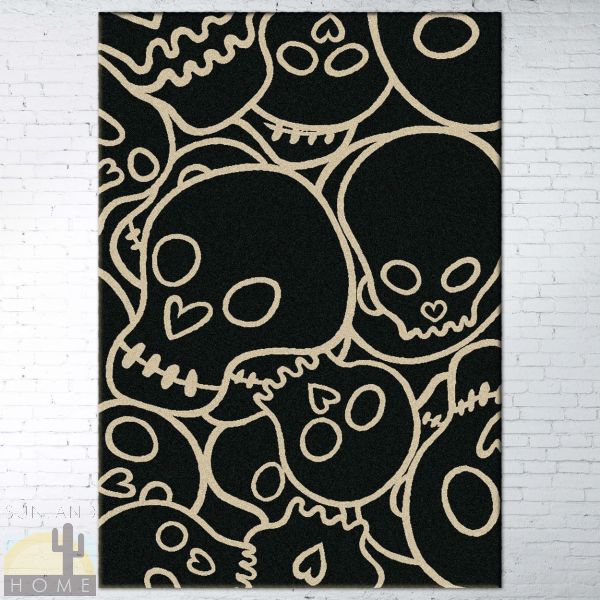 5ft x 8ft (64in x 92in) Head Banger Area Rug number 203073