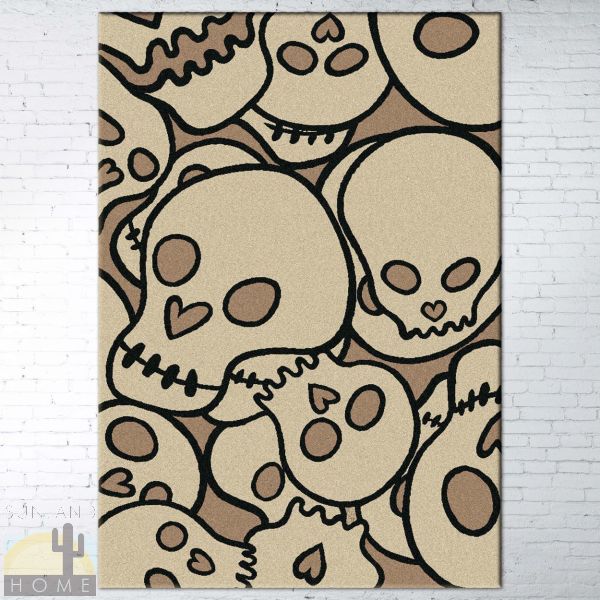5ft x 8ft (64in x 92in) Head Banger Area Rug number 203083
