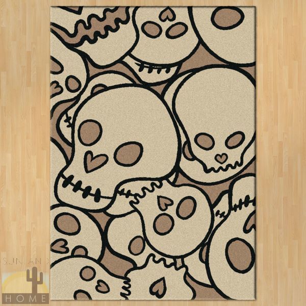 8ft x 11ft (92in x 129in) Head Banger Area Rug number 203084