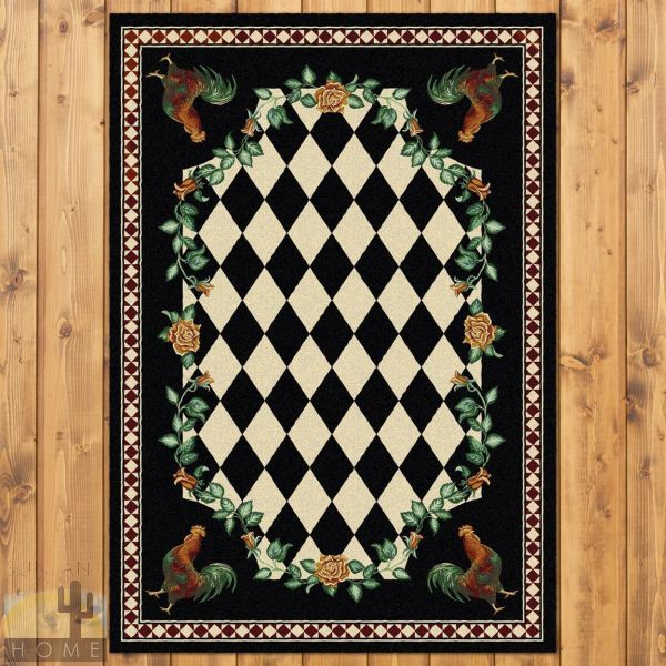 3ft x 4ft (32in x 47in) High Country Rooster Area Rug number 203121