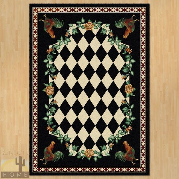 8ft x 11ft (92in x 129in) High Country Rooster Area Rug number 203124