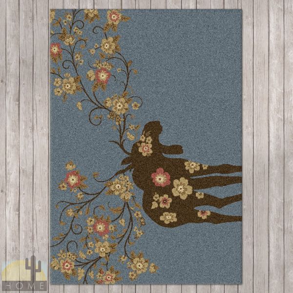4ft x 5ft (46in x 64in) Moose Blossom Area Rug number 203162