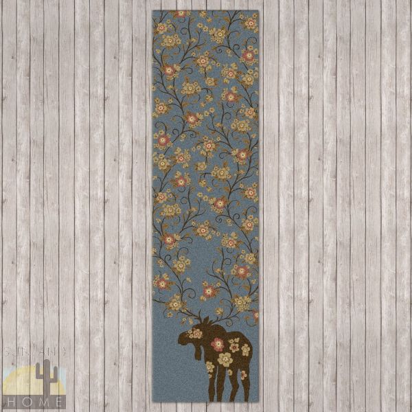 2ft x 8ft (25in x 92in) Moose Blossom Hall Runner number 203165