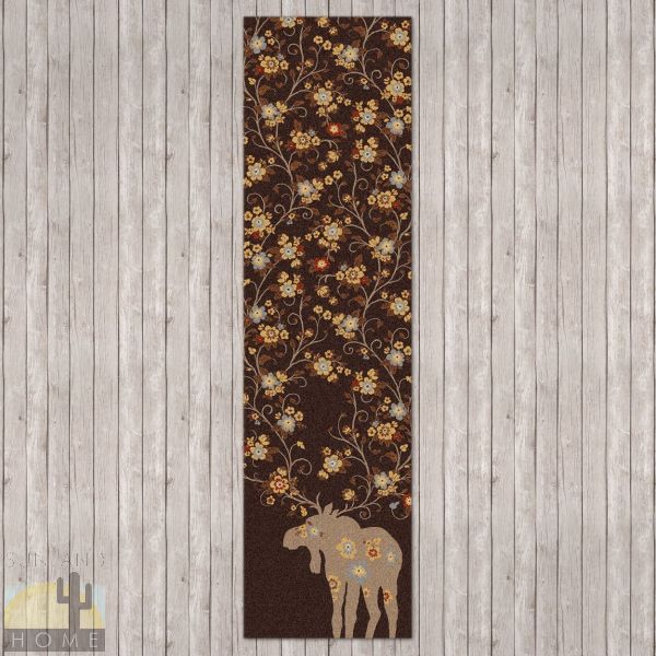 2ft x 8ft (25in x 92in) Moose Blossom Hall Runner number 203175