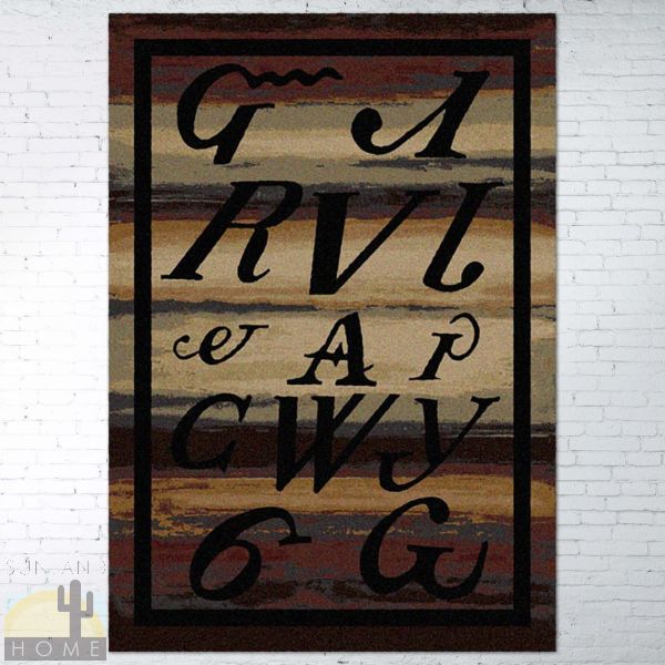 5ft x 8ft (64in x 92in) Syllabary Area Rug number 203283