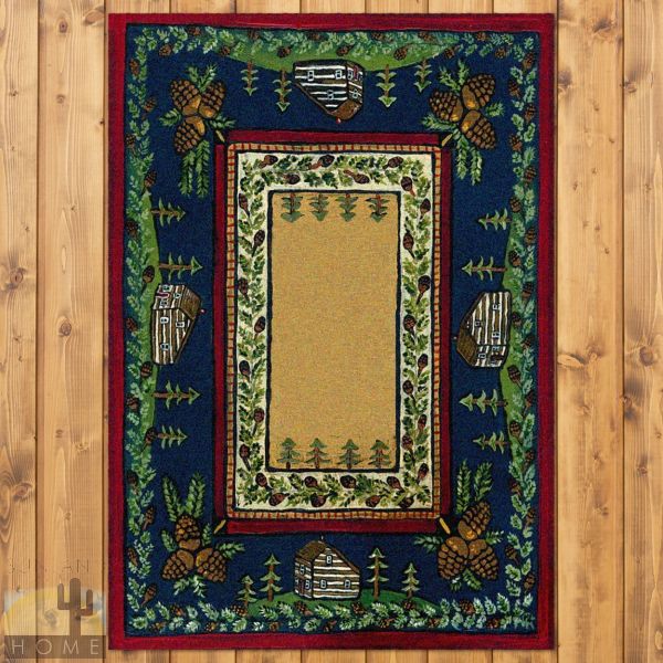 3ft x 4ft (32in x 47in) Cabin In The Pines Area Rug number 203381