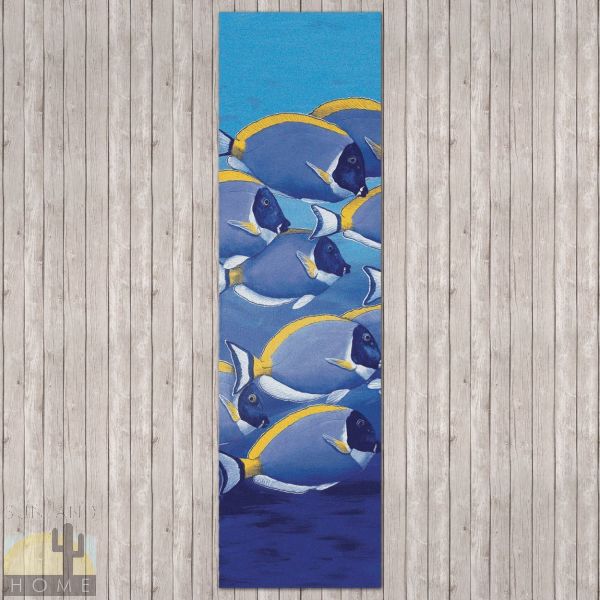 2ft x 8ft (25in x 92in) Serenely Beautiful Ocean Hall Runner number 203465