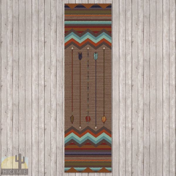 2ft x 8ft (25in x 92in) Cresting Fletcher Rainbow Hall Runner number 203735