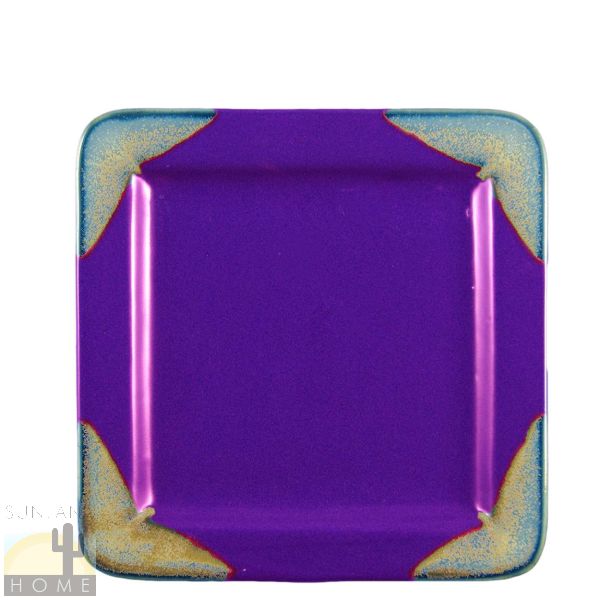 Prado Stoneware Square Salad Plate Purple