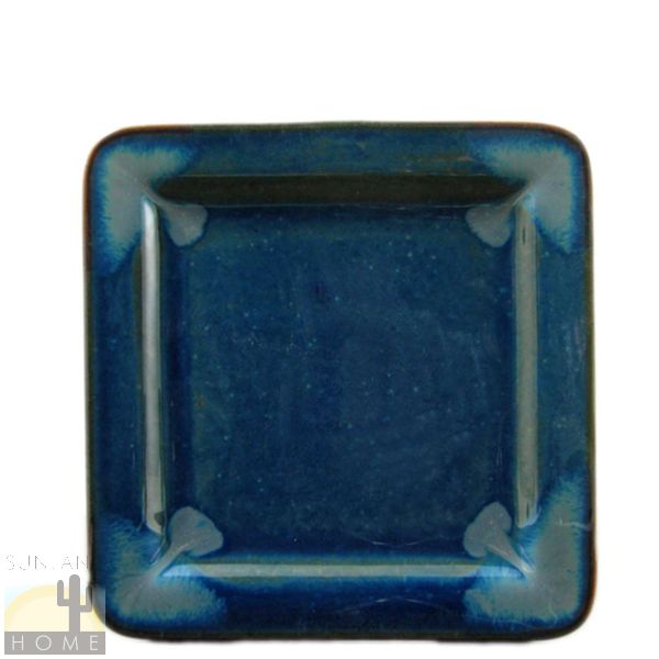 Prado Stoneware Square Salad Plate Royal blue