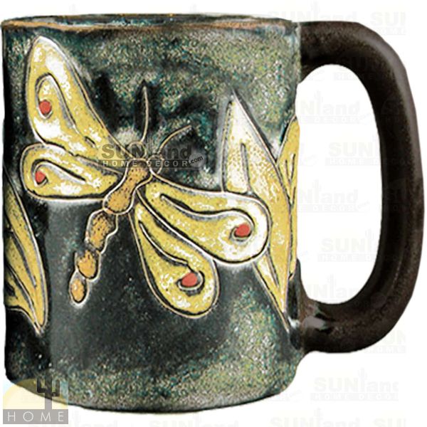 584DF Mara Stoneware 9oz Cup Dragonfly