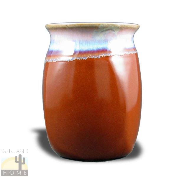Prado Gourmet Stoneware Kitchen Utensil Jar Chocolate