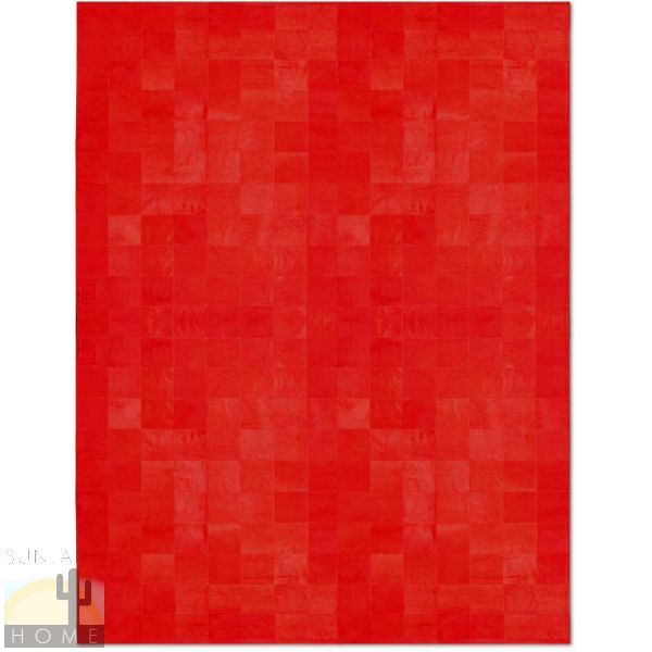 Custom Cowhide Patchwork Rug - Color 4in Squares