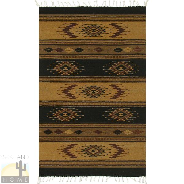 Custom Size Premium Zapotec Wool Rug Earth Tone