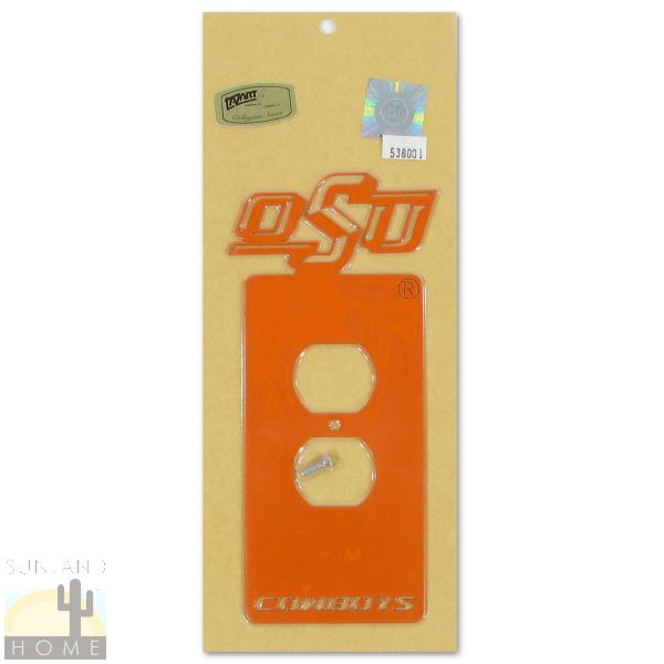 538001 - Lazart Oklahoma State Orange Outlet Cover