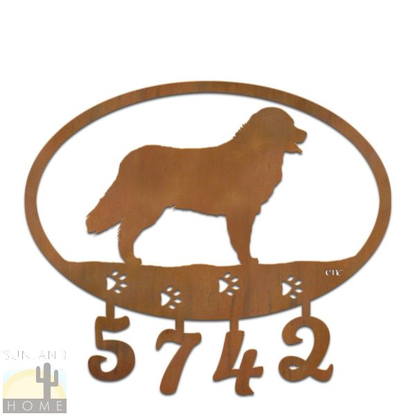 601130 - Bernese Mountain Dog Custom House Numbers Wall Art