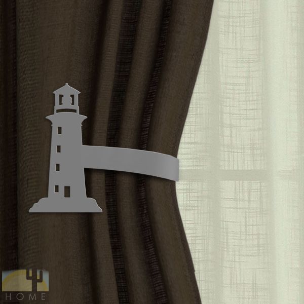 614522 - Drapery Tie Back Hook - Lighthouse - Choose L or R and Color