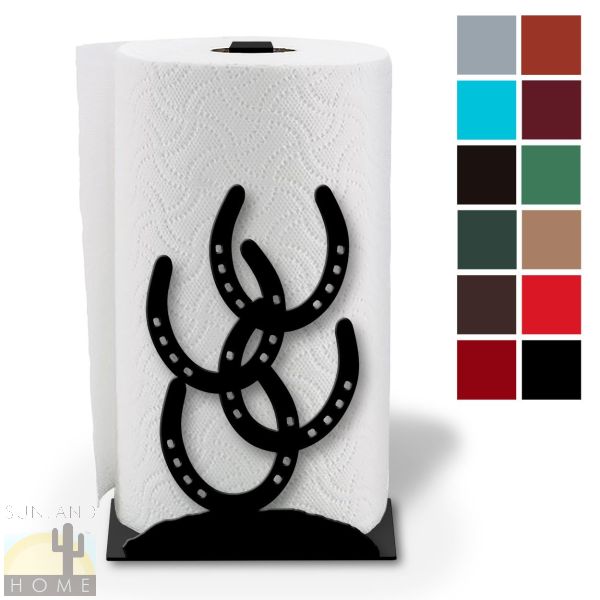 621054 - Horseshoes Design Paper Towel Holder - Choose Color