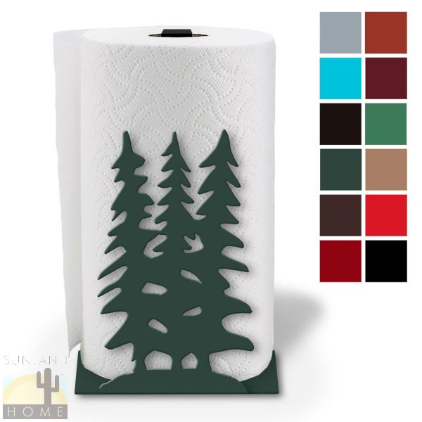 621059 - Trees Design Paper Towel Holder - Choose Color