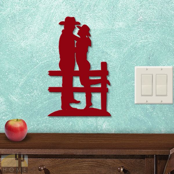 625404S - Cowboy Lovers Western Decor Small 12in Wall Art - Choose Color