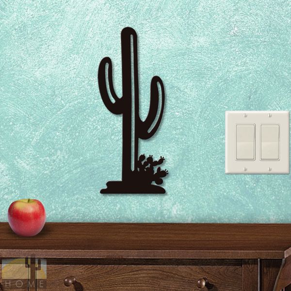 625408S - Cactus Southwestern Decor Small 12in Wall Art - Choose Color