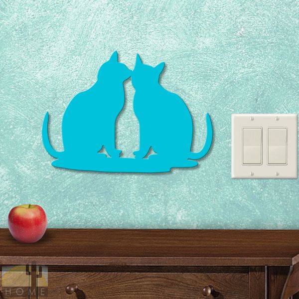 625453S - Love Cats Pets Decor Small 12in Wall Art - Choose Color
