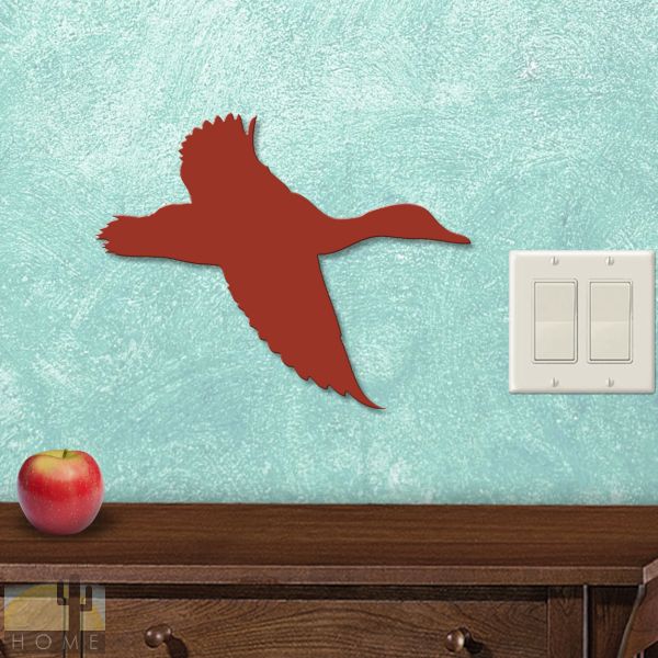 625468S - Flying Duck 1 Lodge Decor Small 12in Wall Art - Choose Color
