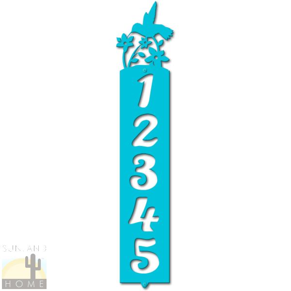635355 - Hummingbird Cut-Outs Five Digit Address Number Plaque - Choose Size and Color