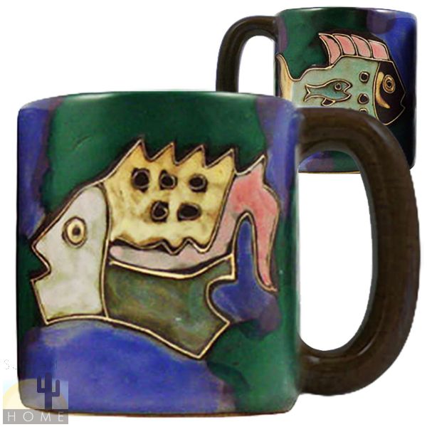 510A4 - Mara Stoneware Mug 16oz Fish Mug