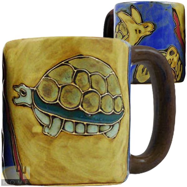 510C6 - Mara Stoneware Mug 16oz Turtles